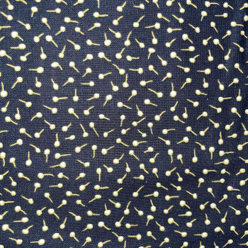 Benartex - Sevilla Mellow Yellow - Pins - Black