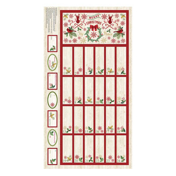 Comfort & Joy - Advent Calendar Panel product shown for scale and identification