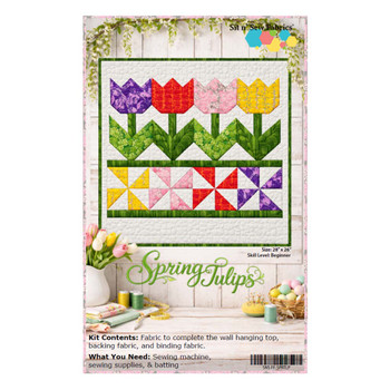 Spring Tulips - Wall Hanging Quilt Kit