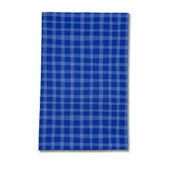 Fruity Fun fat quarter in blue gingham check print