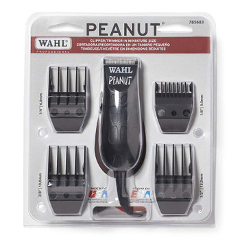 Wahl Peanut clipper trimmer retail package with guide combs
