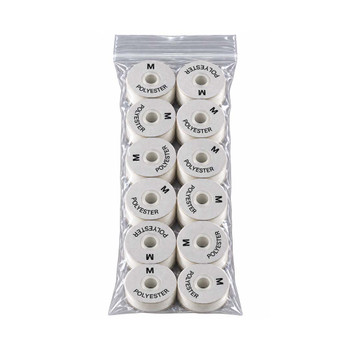 12 pack of MET Pro, Sew Smooth style M bobbins