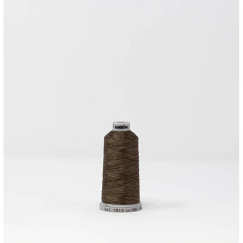 Madeira Polyneon 40wt Polyester Embroidery Thread - 1100 Yard Spool - Color 1513 Variegated Brown