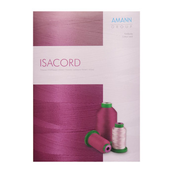 Isacord and Polyester embroidery thread color card cover