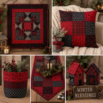 Quilters Muse Bundle - Crimson Tide/5pc