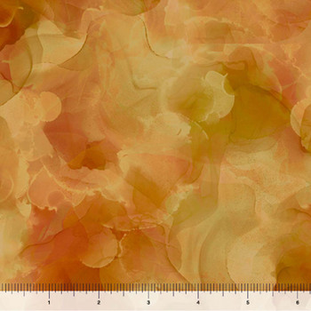 QT Fabrics - Aura - Watercolor Blender - Amber
