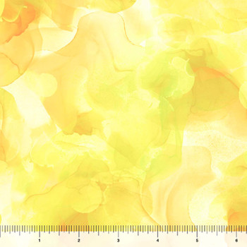QT Fabrics - Aura - Watercolor Blender - Lemon