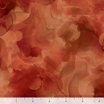 QT Fabrics - Aura - Watercolor Blender - Rust