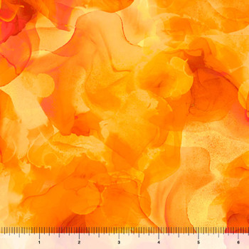 QT Fabrics - Aura - Watercolor Blender - Orange