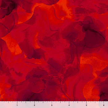 QT Fabrics - Aura 108 - Watercolor Blender - Red