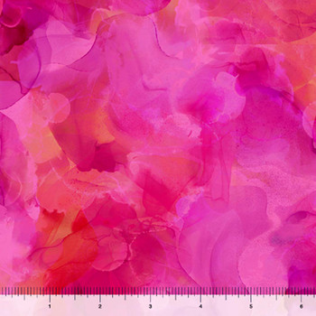 QT Fabrics - Aura - Watercolor Blender - Fuchsia