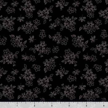 QT Fabrics - Quilting Illusions - Calico - Black