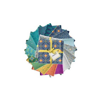 Benartex Nature Unfiltered fat quarter bundle arranged in a circular fan