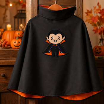 Cute Dracula Embroidery Design – 2 Sizes Included (DST Download)