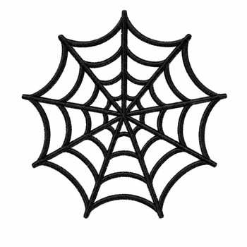 Classic Spiderweb Embroidery Design – 2 Sizes Included (DST Download)