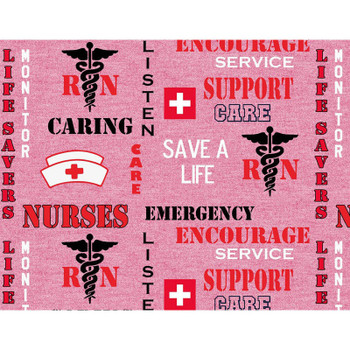 Sykel Military/Police/EMS: Nurse Heather Print Multi fabric print
