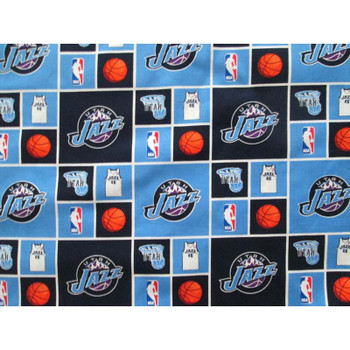Sykel NBA: Utah Jazz Basketball Boxes Multi fabric print