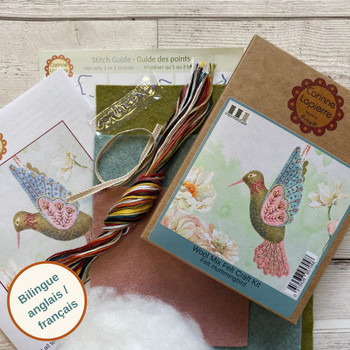 Corinne Lapierre Hummingbird Felt Craft Mini Kit