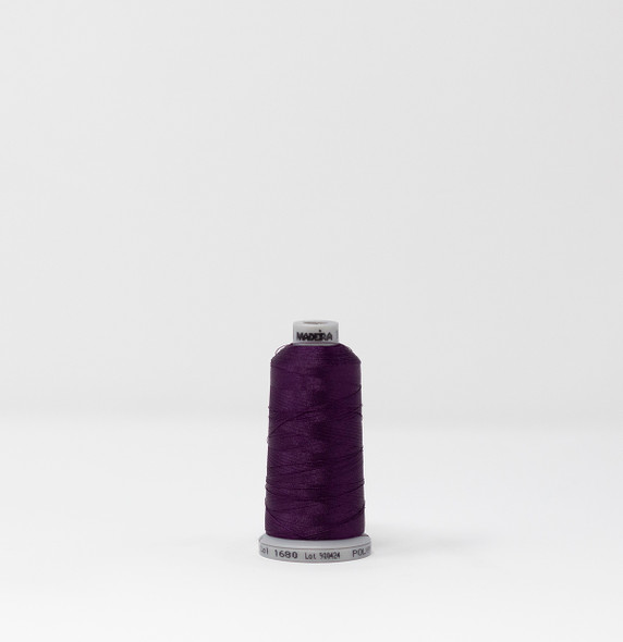 Madeira - Polyneon - Polyester Embroidery/Sewing Thread - 919-1680 Spool (Purple Heart)