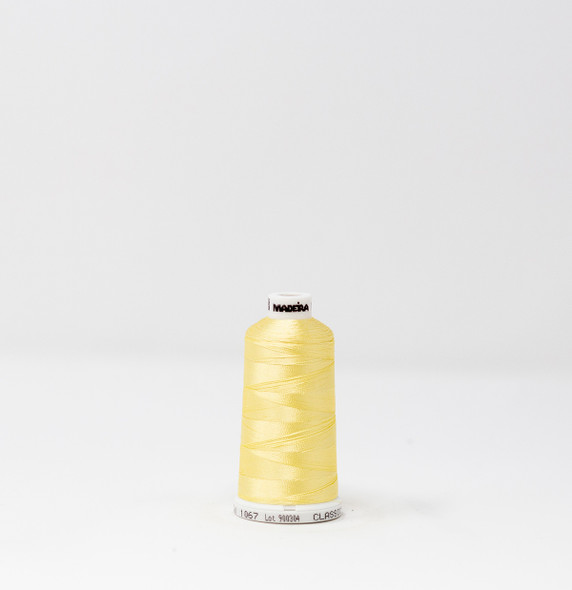 Madeira - Classic - Rayon Embroidery/Sewing Thread - 911-1067 Spool (Lemon Chiffon)