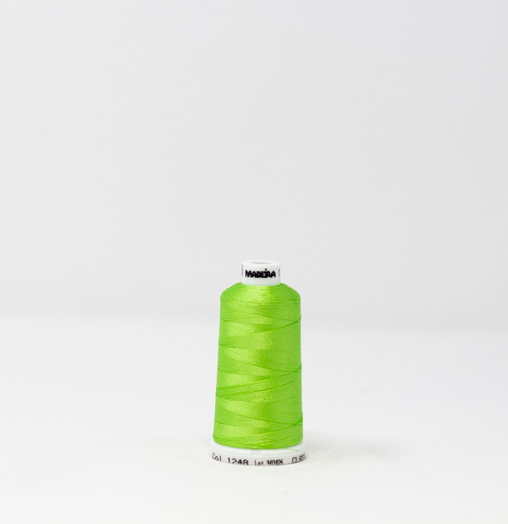 Madeira - Classic - Rayon Embroidery/Sewing Thread - 911-1248 Spool (Margarita Lime)