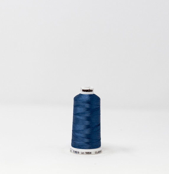 Madeira - Classic - Rayon Embroidery/Sewing Thread - 911-1353 Spool (Blue Spruce)