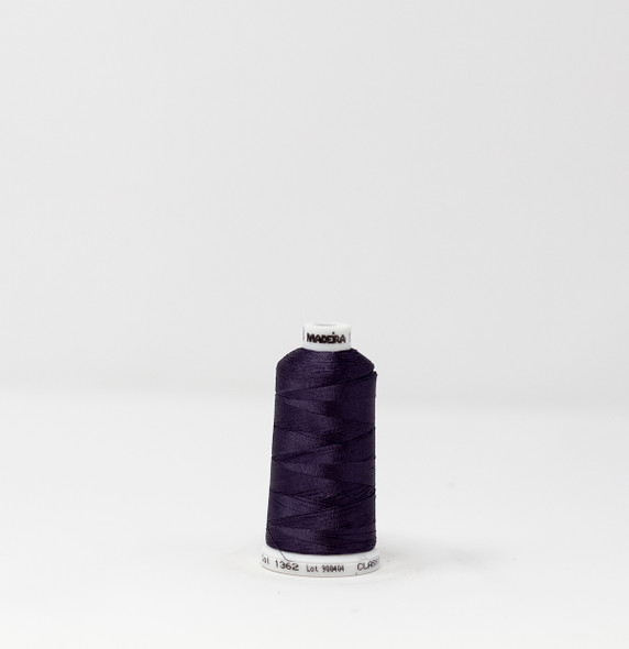 Madeira - Classic - Rayon Embroidery/Sewing Thread - 911-1362 Spool (Slate Purple)