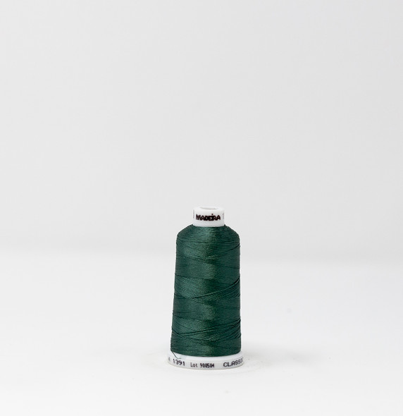 Madeira - Classic - Rayon Embroidery/Sewing Thread - 911-1391 Spool (Spruce Green)