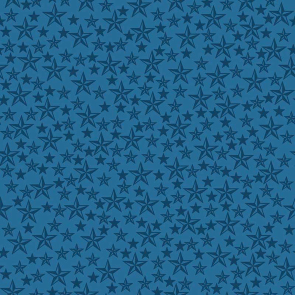 River's Bend - Round Up - Stars - Blue