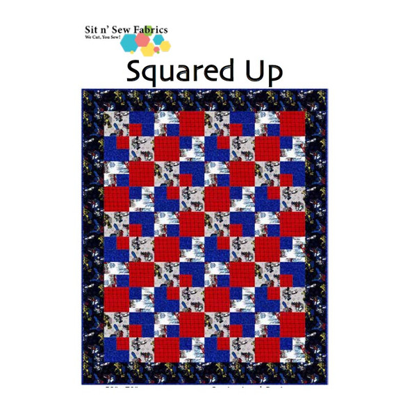 Transformers - Squared Up - Ready-to-Sew Quilt Kit | Sit n' Sew Fabrics