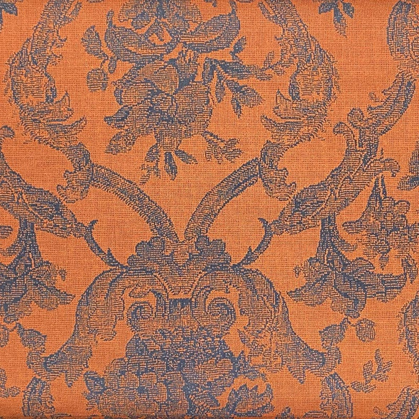 RJR - Casablanca - Floral Damask - Burnt Orange