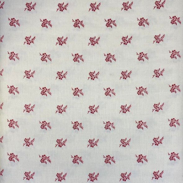 Washington Street Studios - Cross Quilt - Vintage Floral - Red