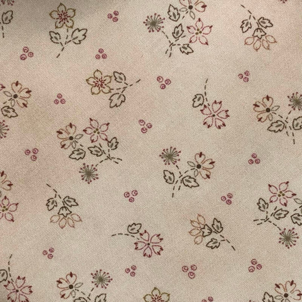 Henry Glass - Cherry Blossoms - Tossed Blossoms - Pink | Sit n' Sew Fabrics By the Yard