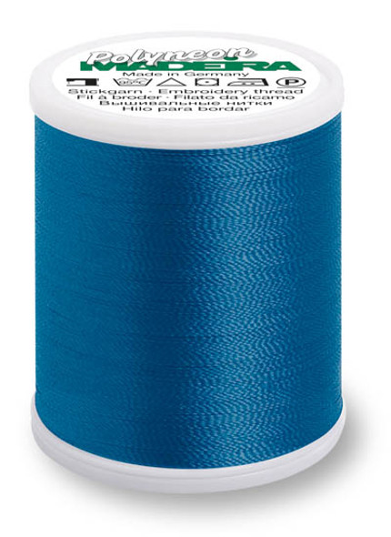 Madeira - Polyneon - Polyester Embroidery/Sewing Thread - 9847-1733 Blue Medium