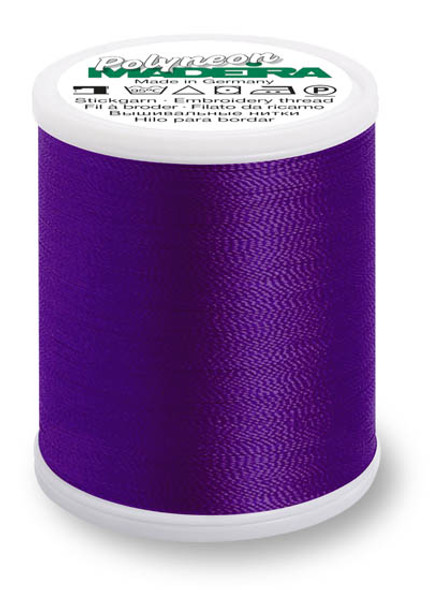 Madeira - Polyneon - Polyester Embroidery/Sewing Thread - 9847-1922 Dark Purple