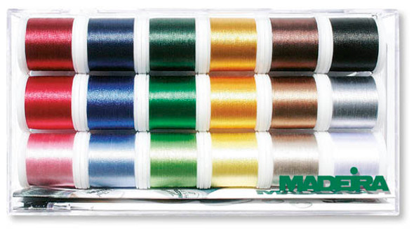 Madeira - Polyneon 40 - Sewing/Embroidery Thread - Clear Box Set | Sit n' Sew