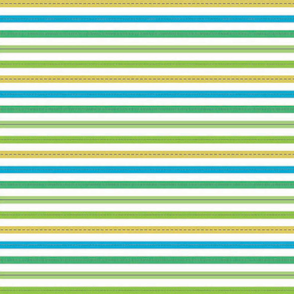 Ribbit Lake - Rainbow Stripe - Green