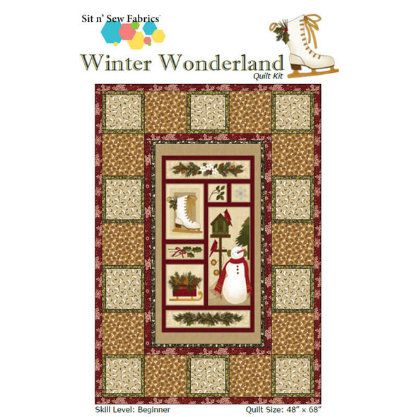 Winter Wonderland - Quilt Kit - 48" x 68"