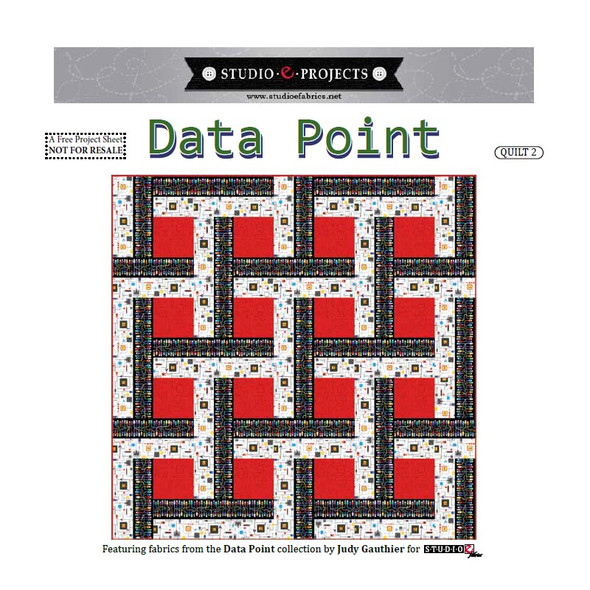 Studio E - Data Point - Quilt Pattern