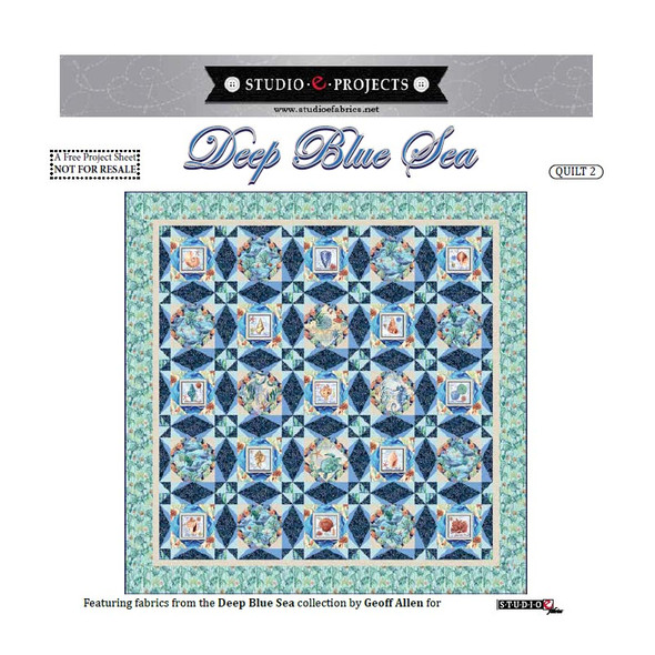 Studio E - Deep Blue Sea - Quilt Pattern