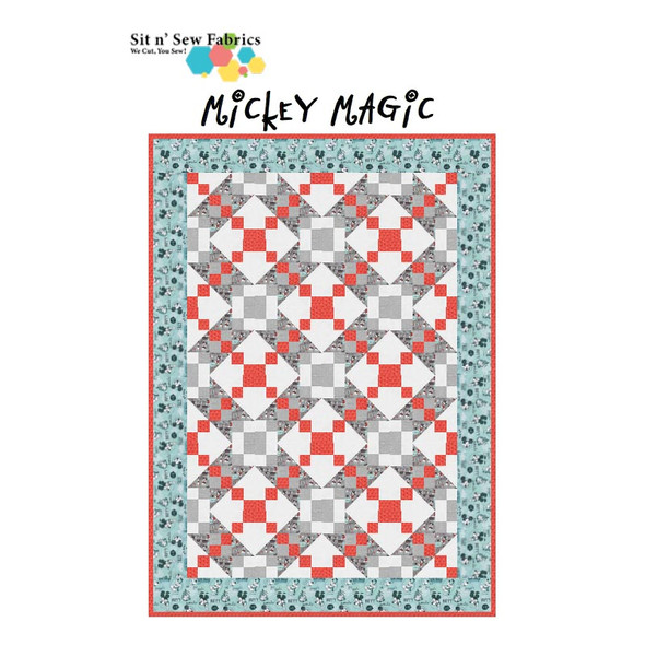 Mickey Magic - Disney Inspired - Ready-to-Sew Quilt Kit