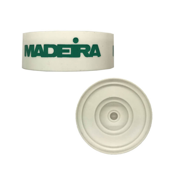 Madeira Spool Caps are essential for preventing thread tangles and breakage while sewing or embroidering. These durable plastic caps keep thread cones or spools securely in place, making your projects easier and more efficient.