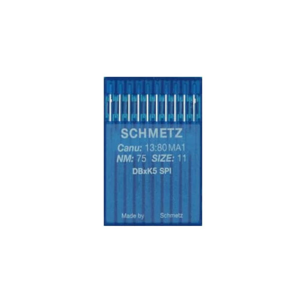 Schmetz Embroidery Needles 75/11 DBxK5 Sharp (SPI) 10Pk sewing needle package