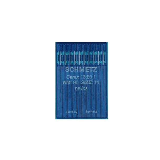 Schmetz Embroidery Needles 90/14 DBxK5 Normal Ball (NB) 10Pk sewing needle package