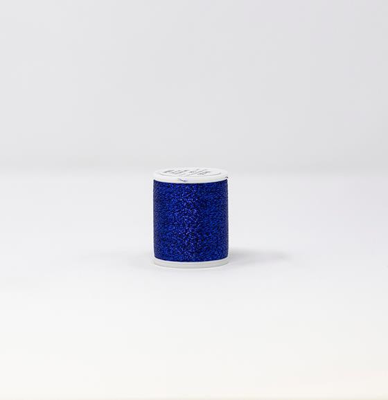 Tanzanite Madeira Metallic embroidery thread spool