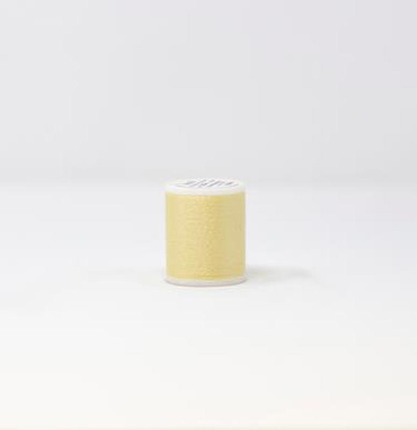 Champagne Madeira Metallic embroidery thread spool