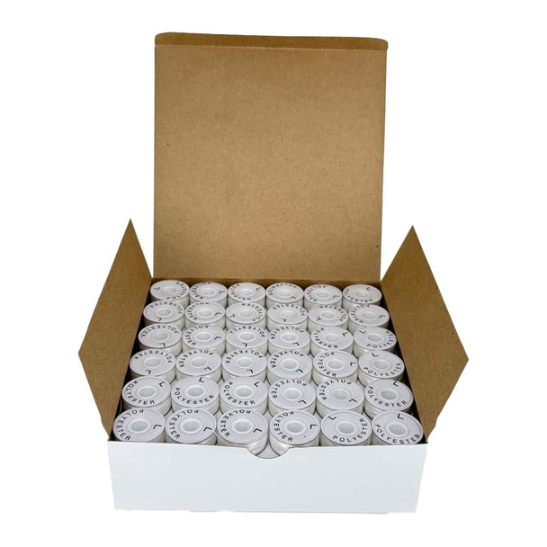 Sew Smooth - Style L, Polyester Bobbins product shown for scale and identification