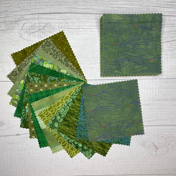 Mixed Greens - 5'' Squares