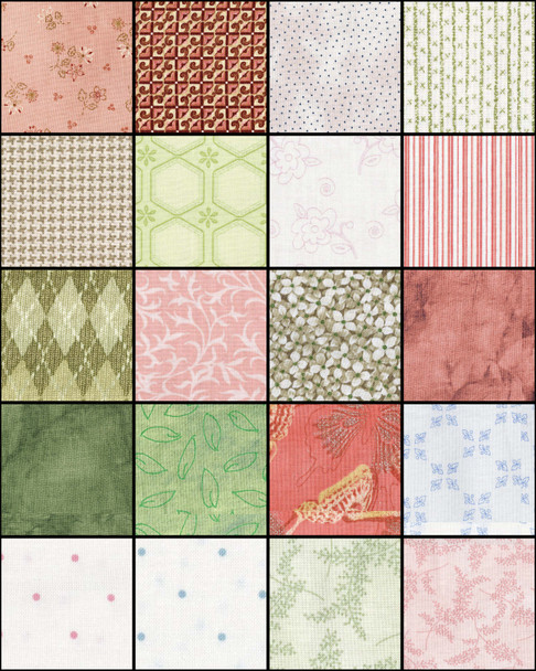 Folded Fat Quarter Bundle/20pc fat quarter fabric bundle