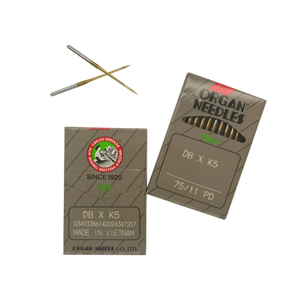 Organ Embroidery Needles 75/11 DBxK5 Titanium Sharp (PD) 10Pk sewing needle package